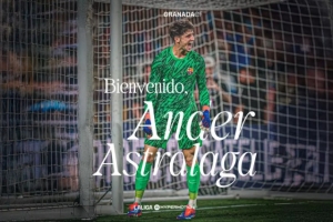 乐鱼体育平台-巴萨官方：B队门将阿斯特拉拉加租借加盟格拉纳达，租期一个赛季